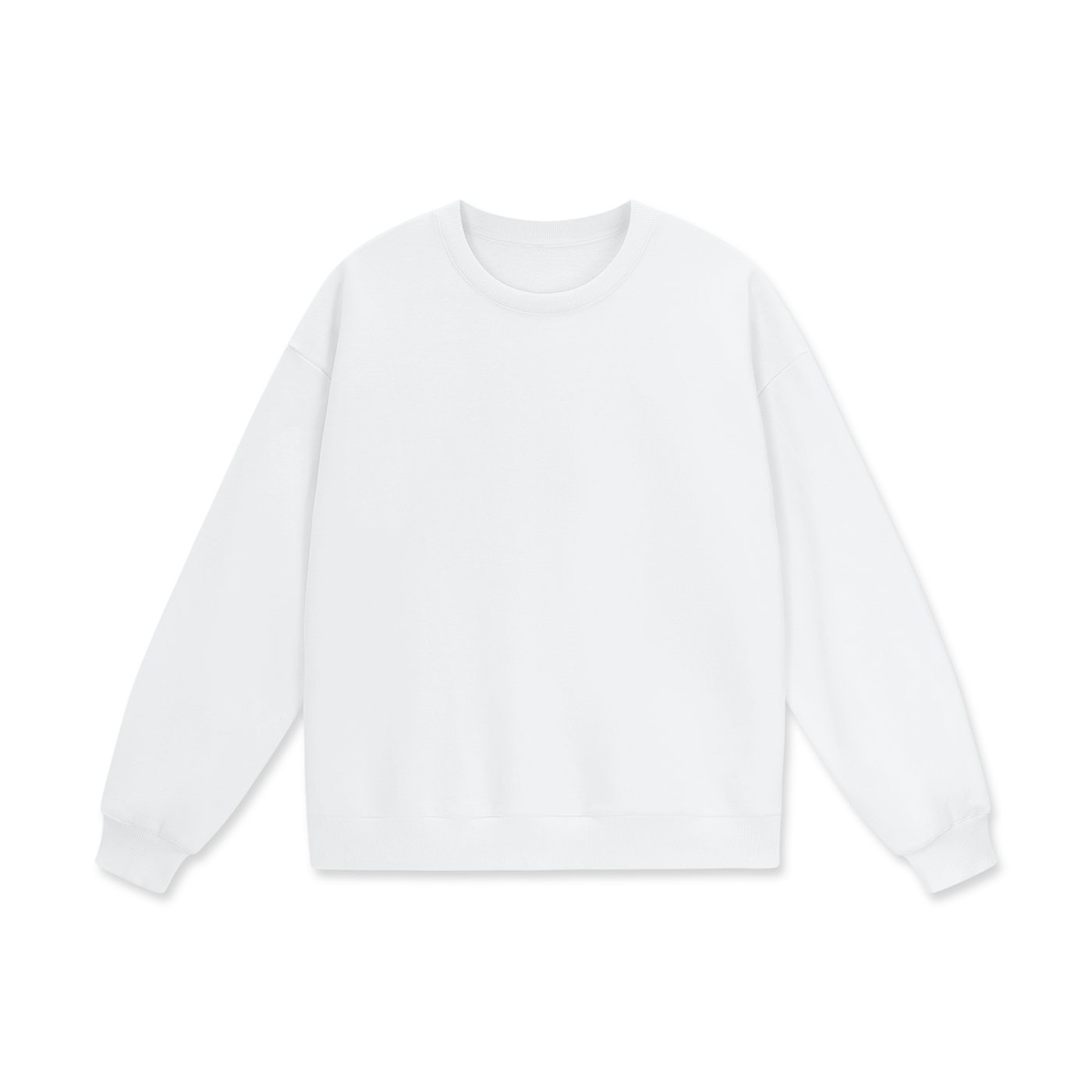 Streetwear Unisex Heavyweight Drop Shoulder Oversized Fleece Sweatshirt