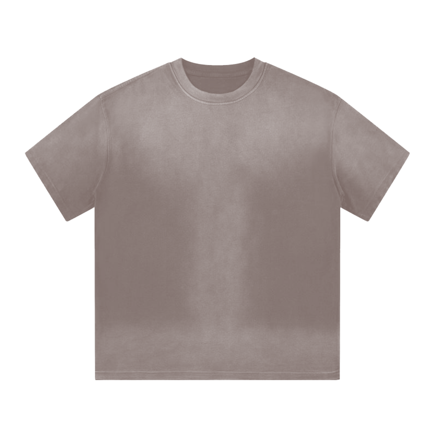 “I” Shaped Monkey Washed Drop Shoulder T-Shirt