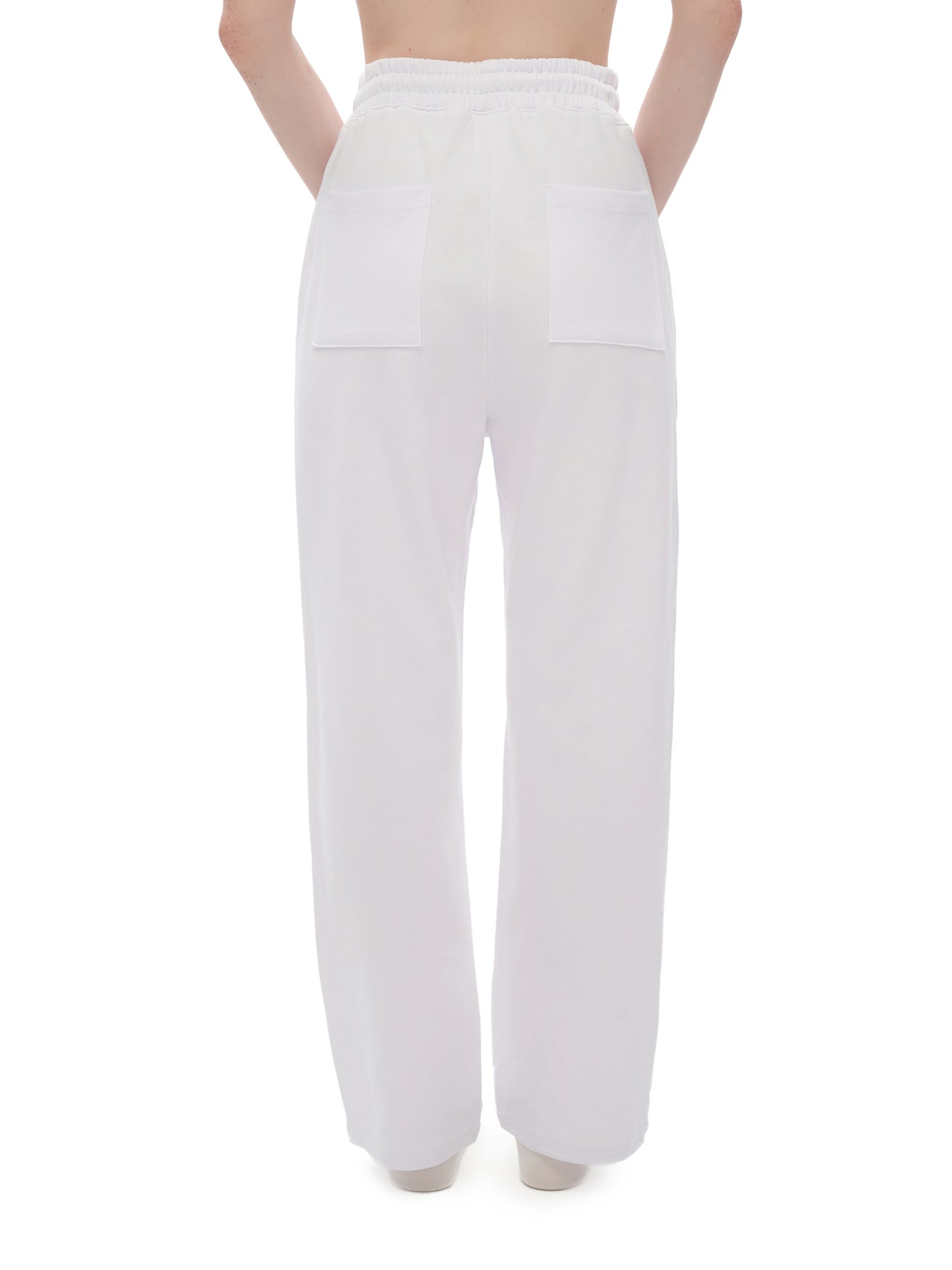 Unisex Fleece Straight Wide Leg Jogger