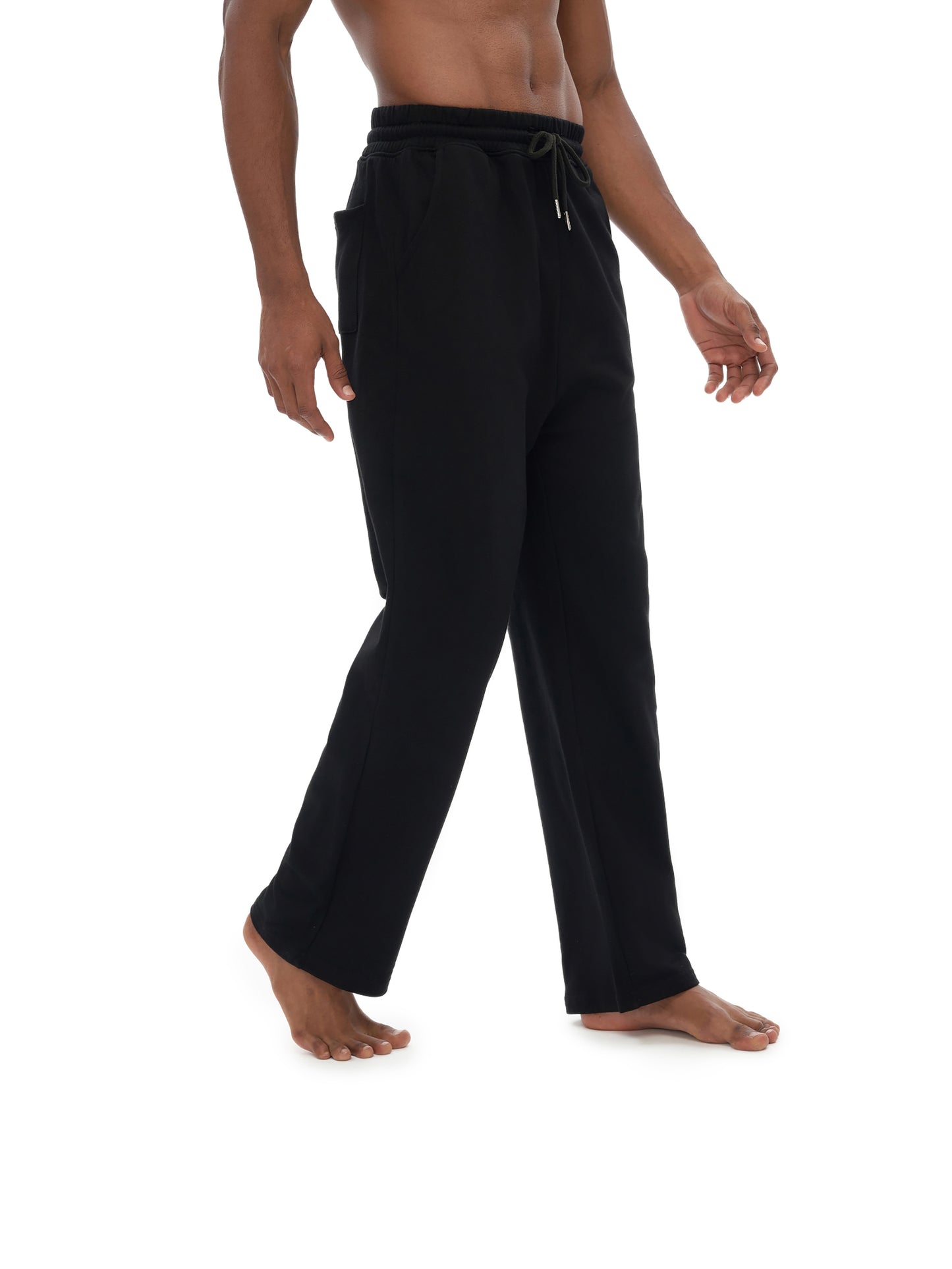 Unisex Fleece Straight Wide Leg Jogger