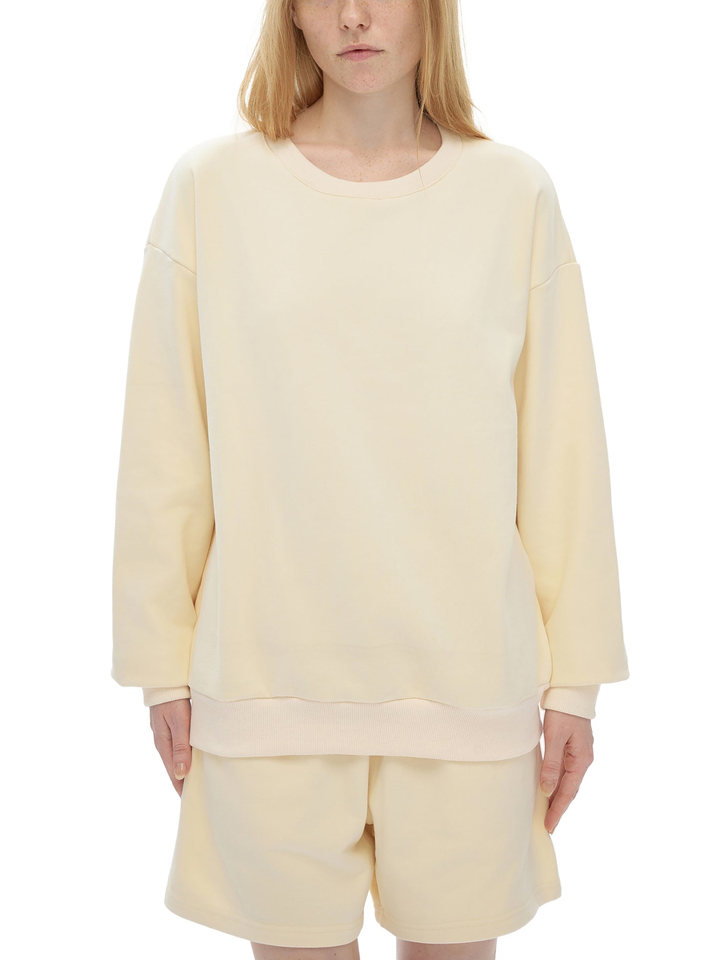 Streetwear Unisex Heavyweight Drop Shoulder Oversized Fleece Sweatshirt