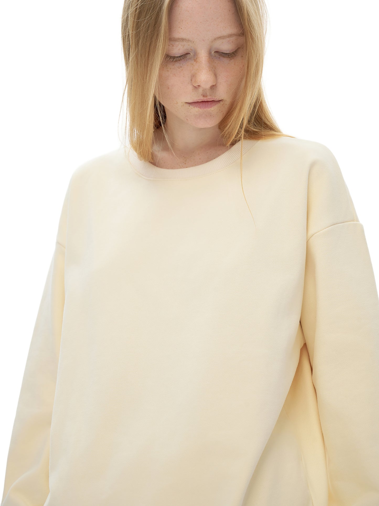 Streetwear Unisex Heavyweight Drop Shoulder Oversized Fleece Sweatshirt