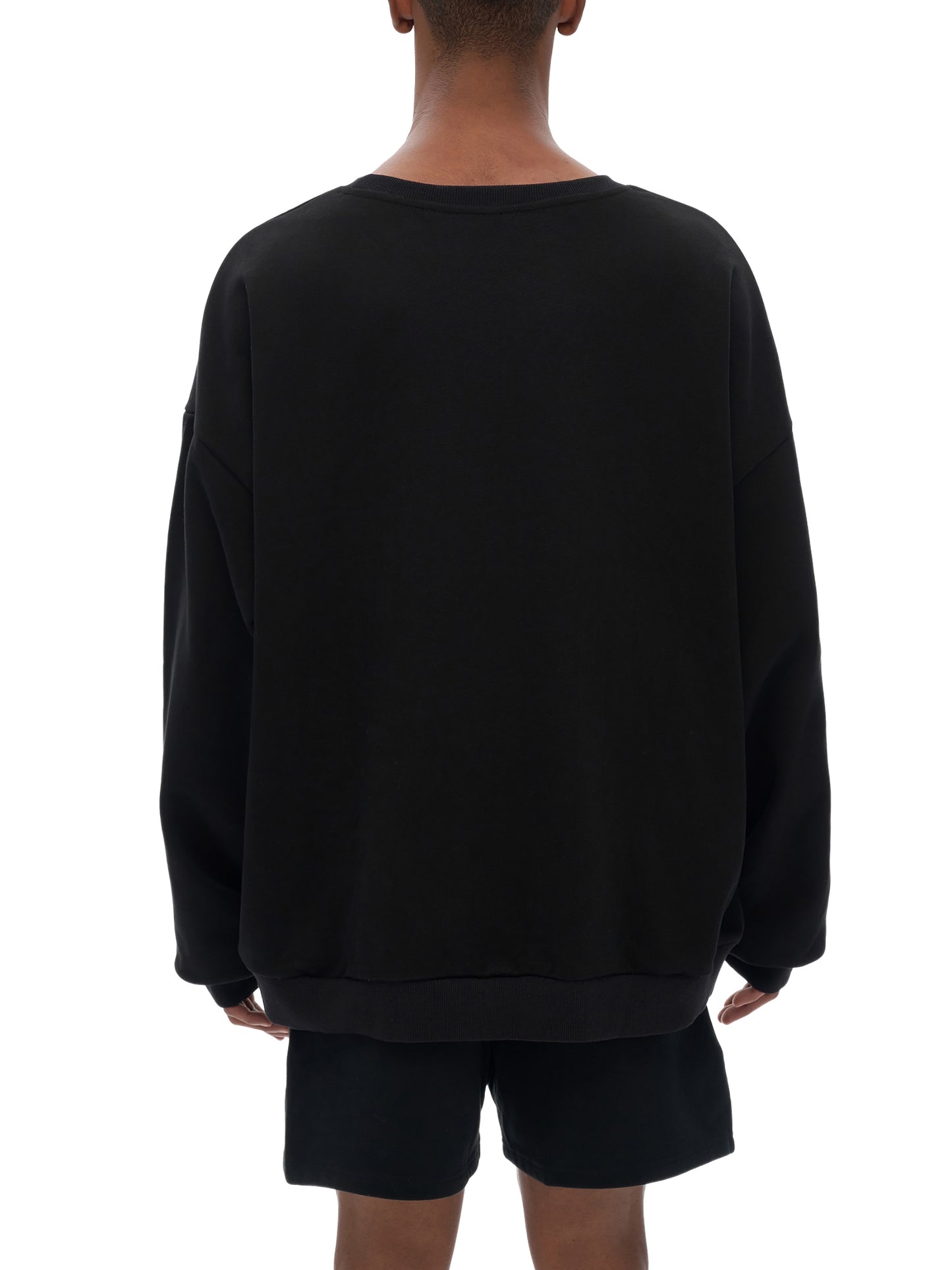 Streetwear Unisex Heavyweight Drop Shoulder Oversized Fleece Sweatshirt