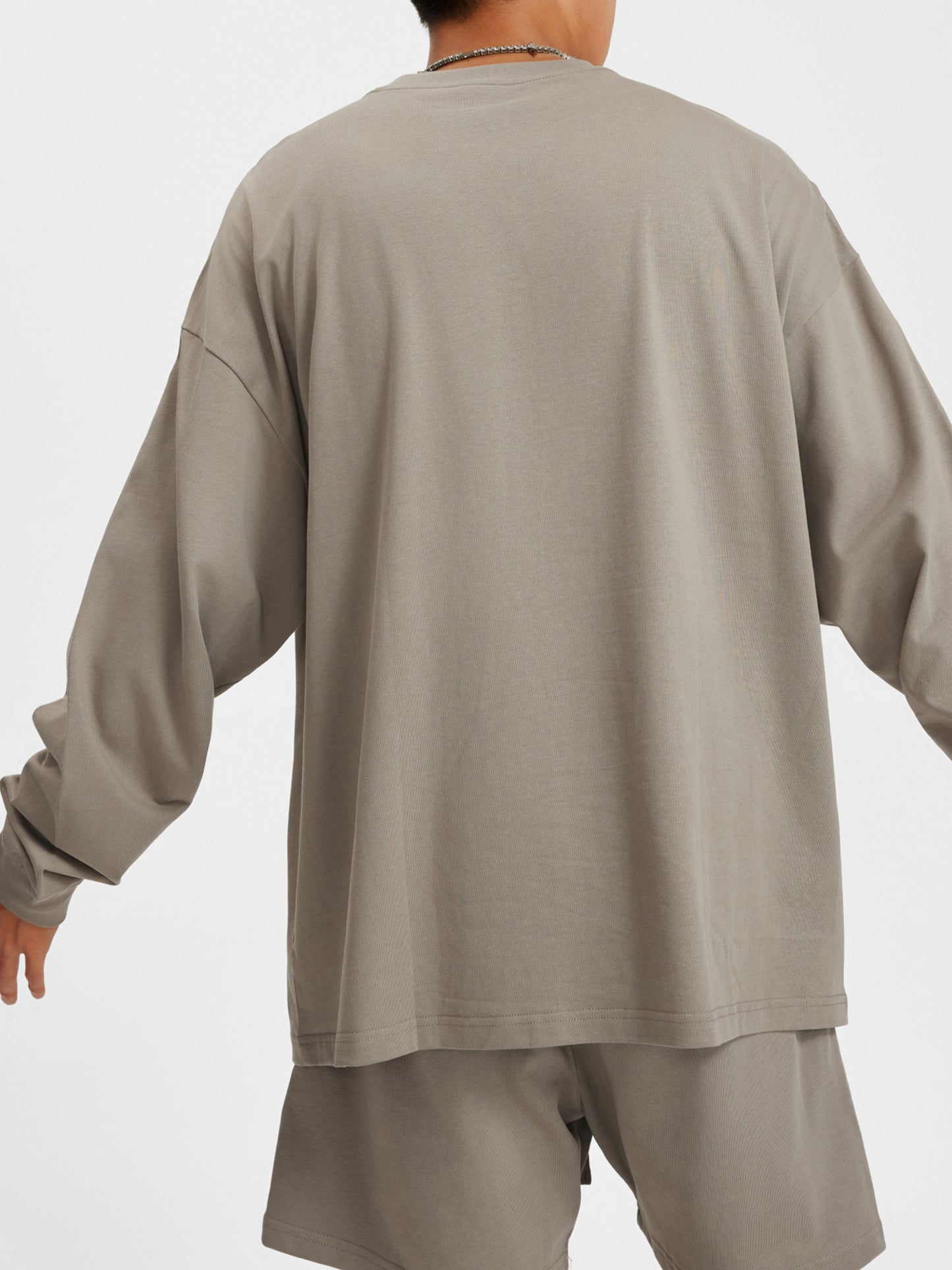 Streetwear Unisex Cotton Long Sleeve Tee