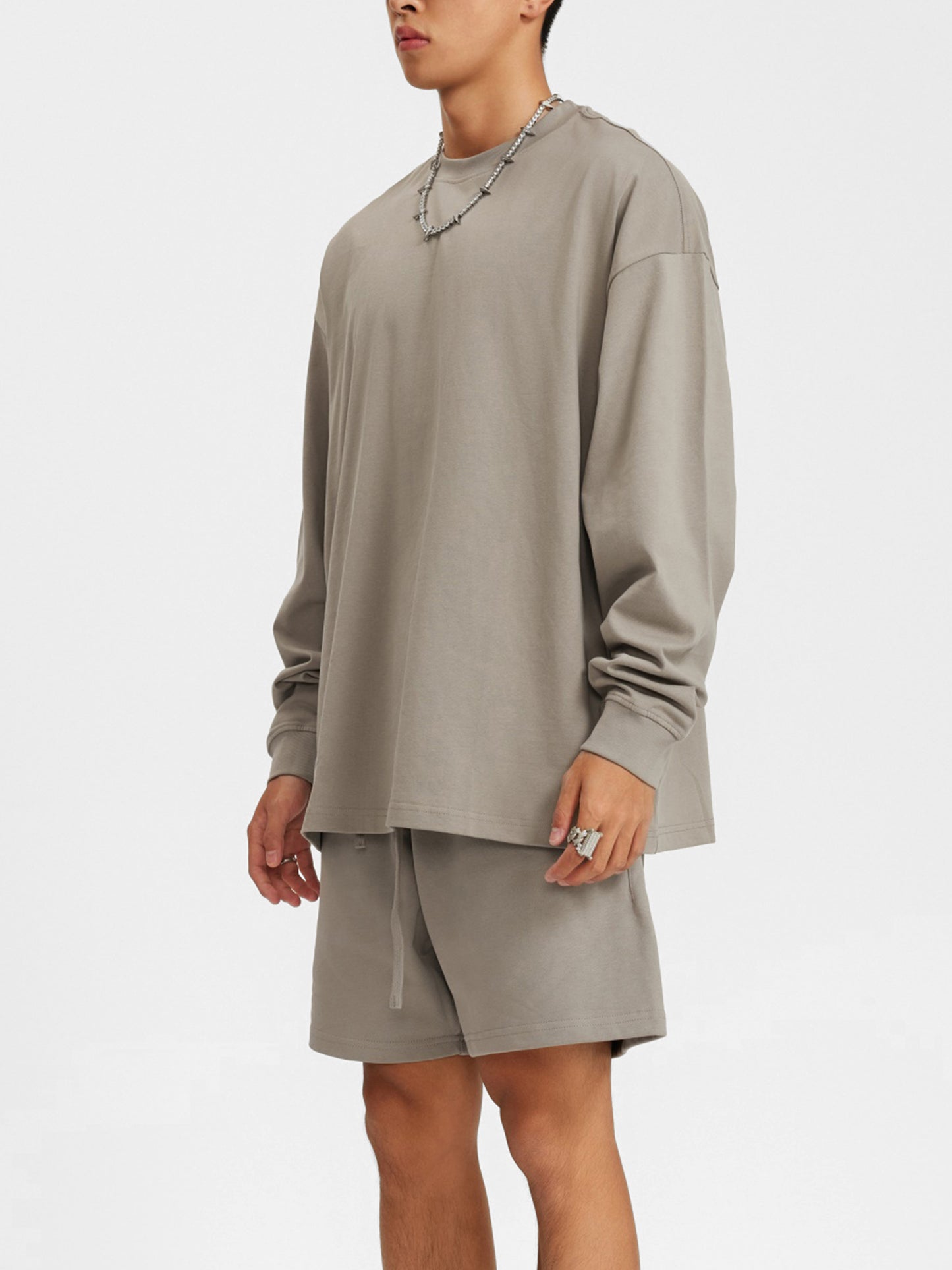 Streetwear Unisex Cotton Long Sleeve Tee