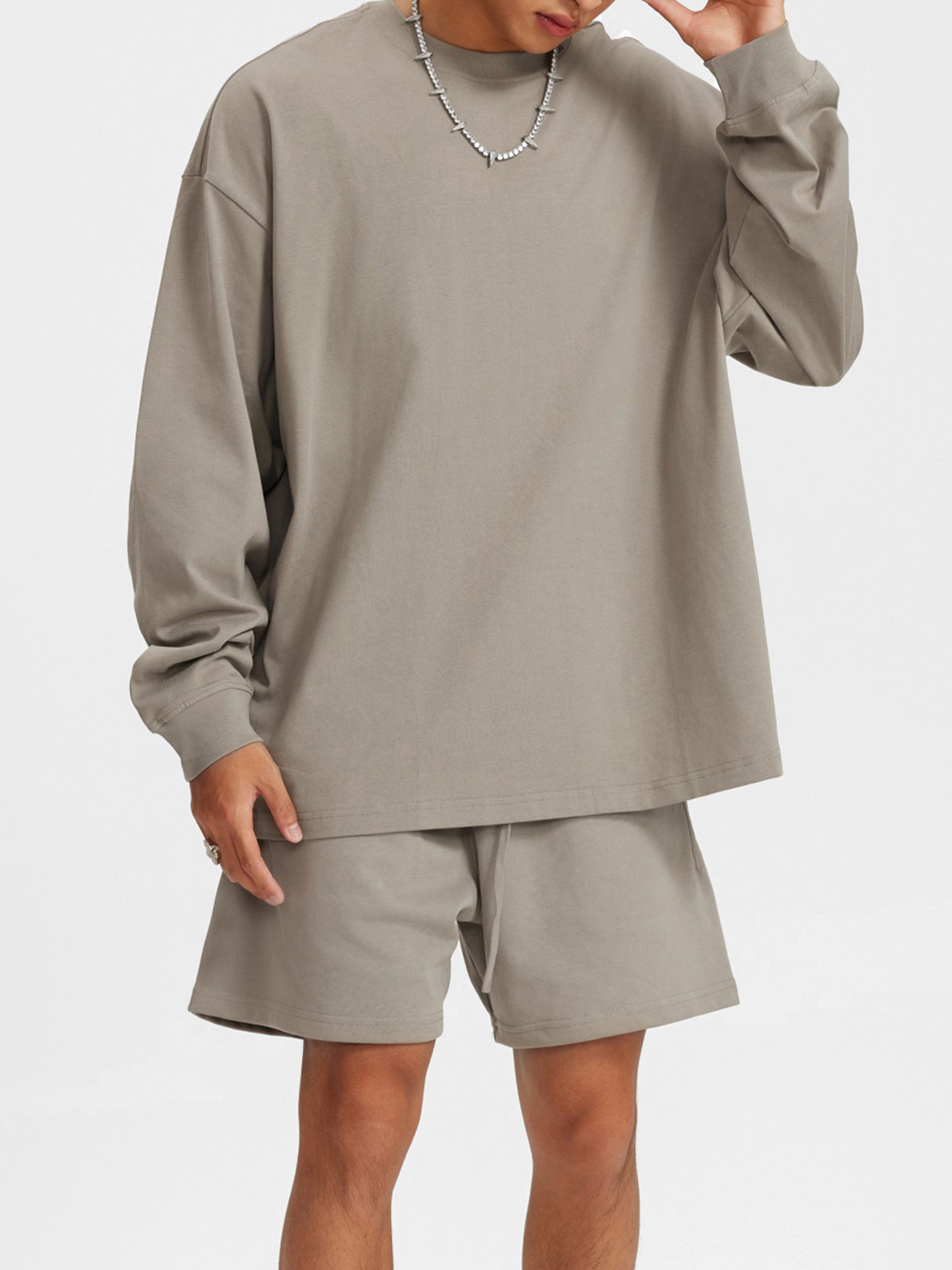 Streetwear Unisex Cotton Long Sleeve Tee