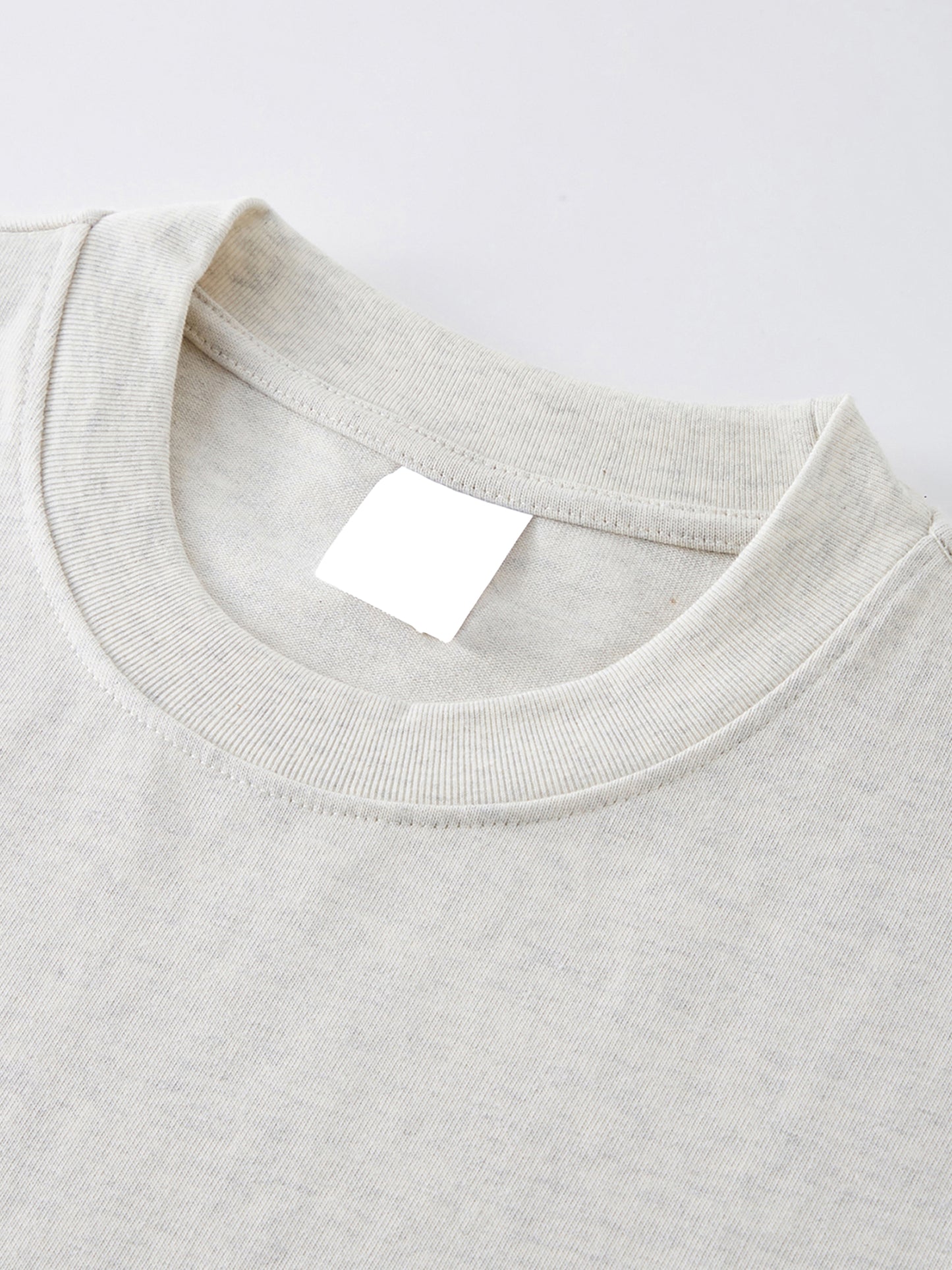 Streetwear Unisex 425G Heavyweight Solid Color Drop Shoulder Loose T-shirt