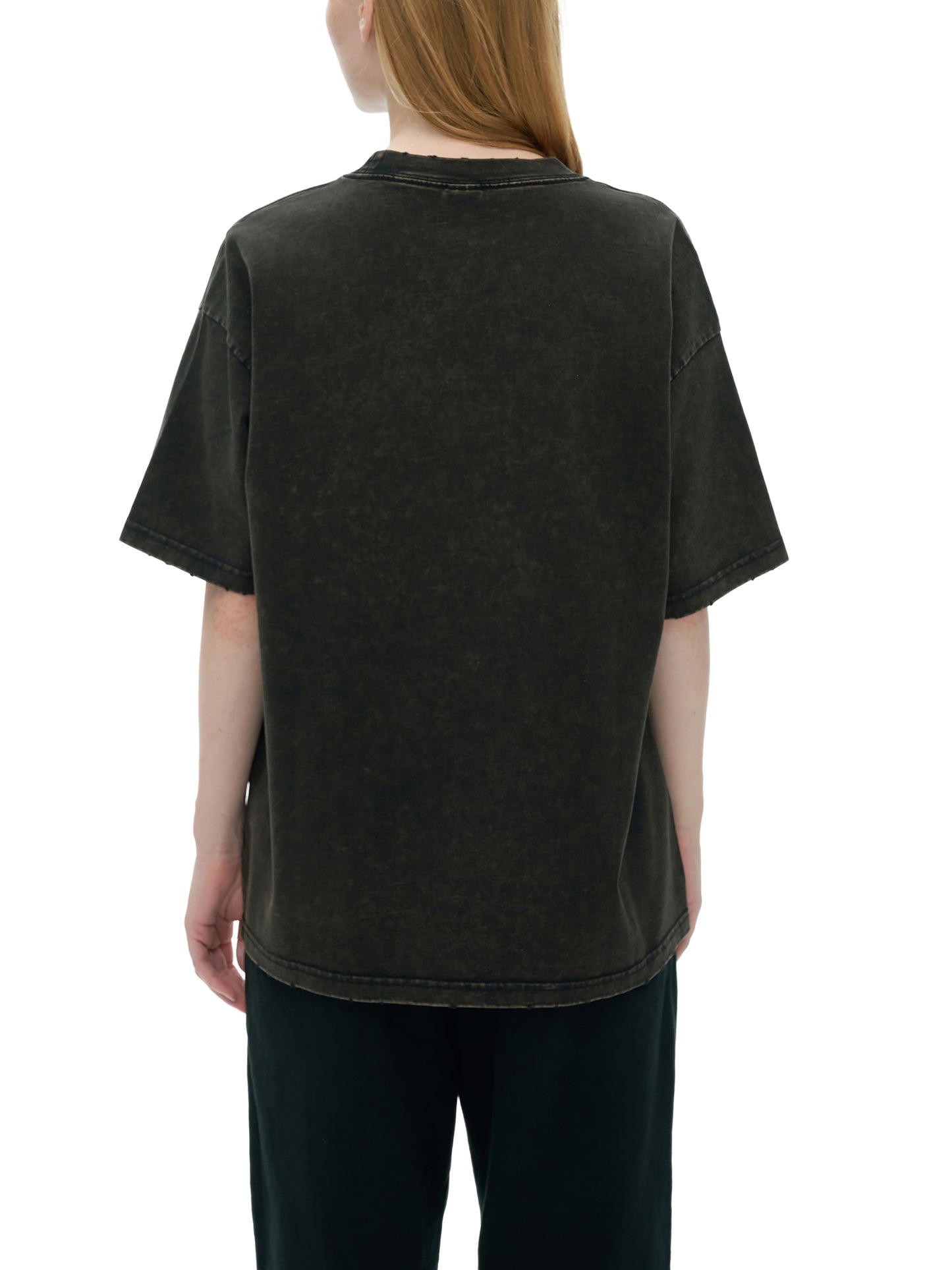Edge Frayed Vintage Washed T-Shirt
