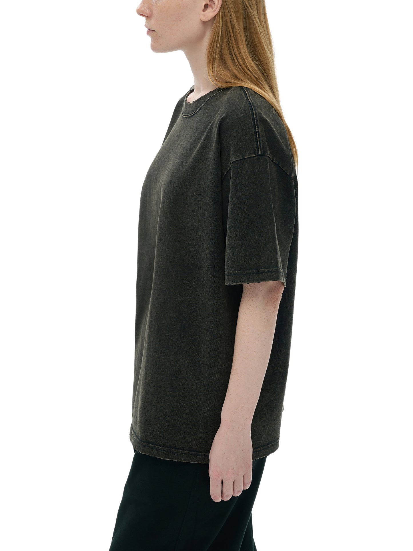 Edge Frayed Vintage Washed T-Shirt