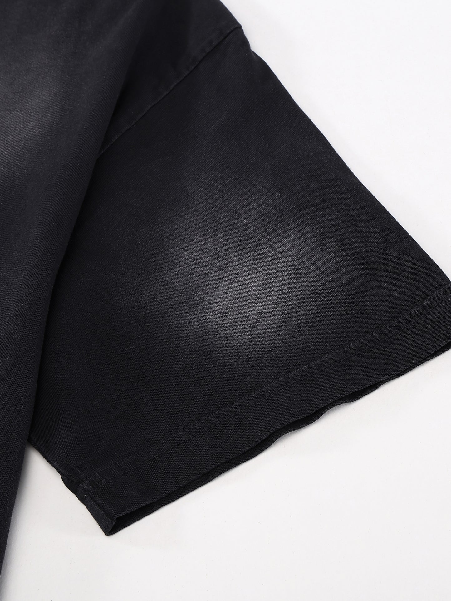 Monkey Washed Dotted Drop Shoulder T-Shirt