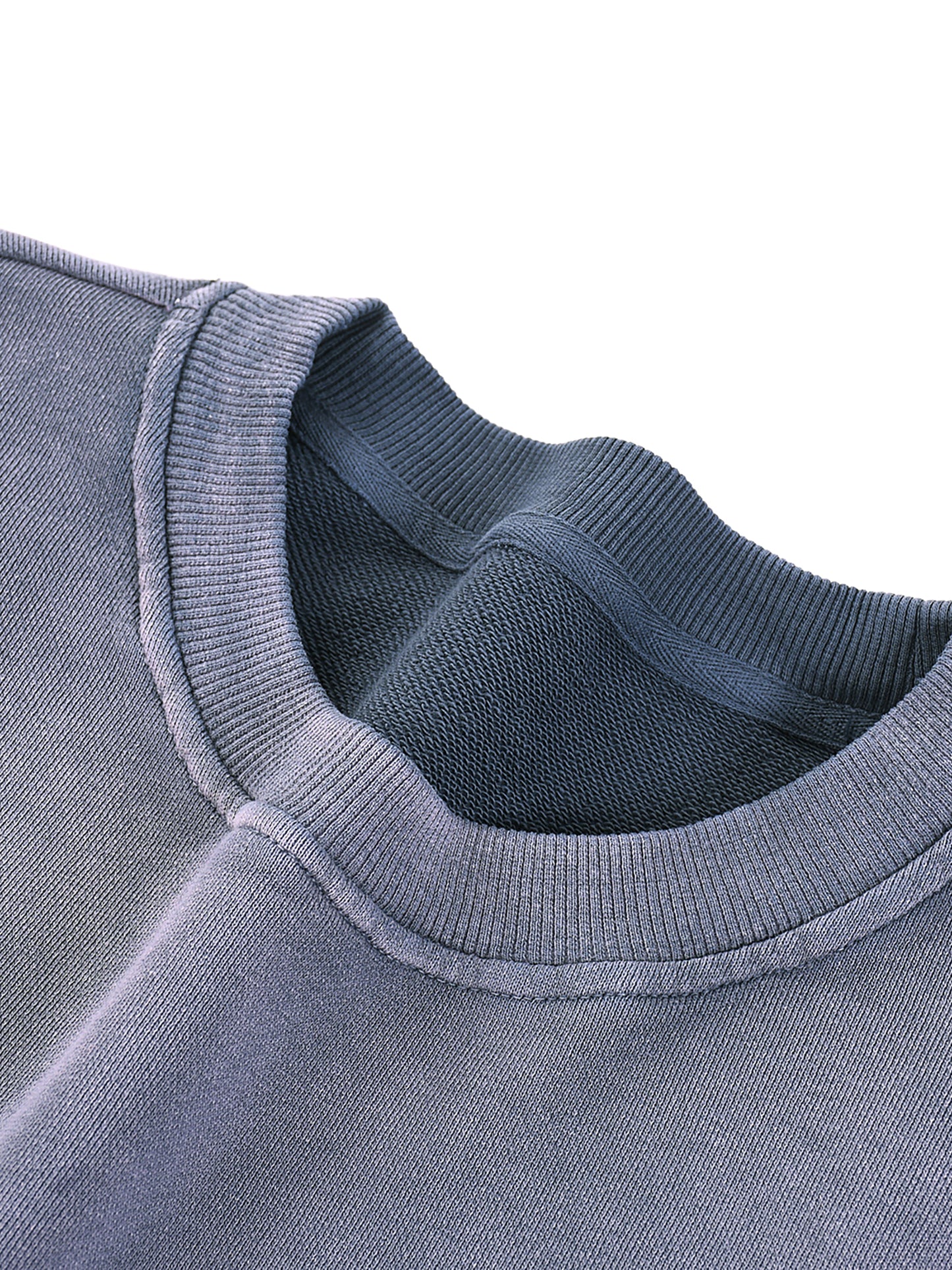 Handcrafted Monkey Wash Drop-Shoulder Sweatshirt