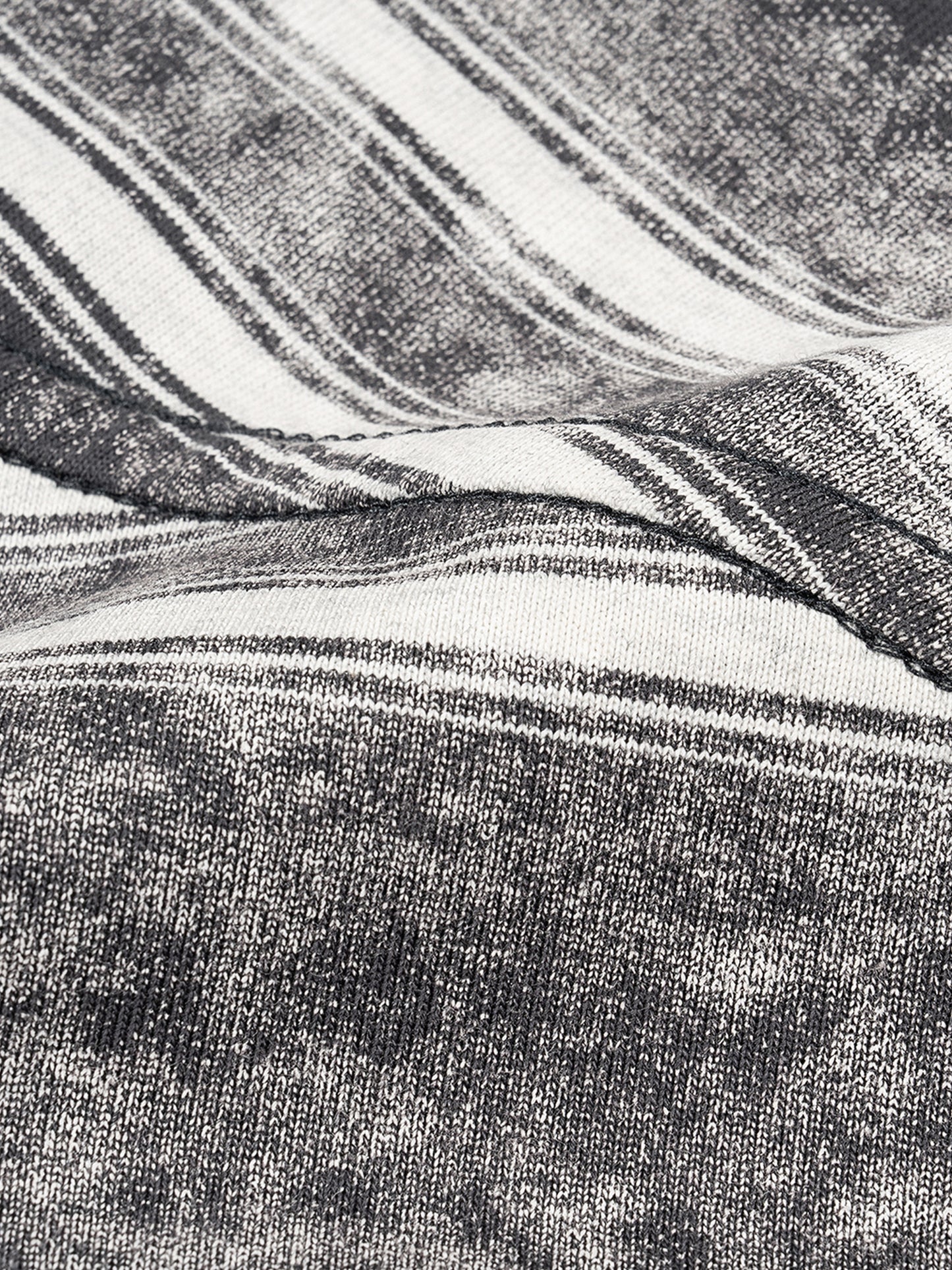 Snow Washed Stripe Boxy T-shirt