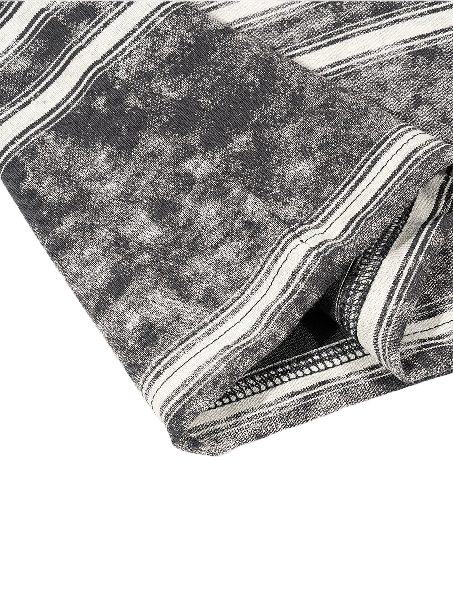 Snow Washed Stripe Boxy T-shirt