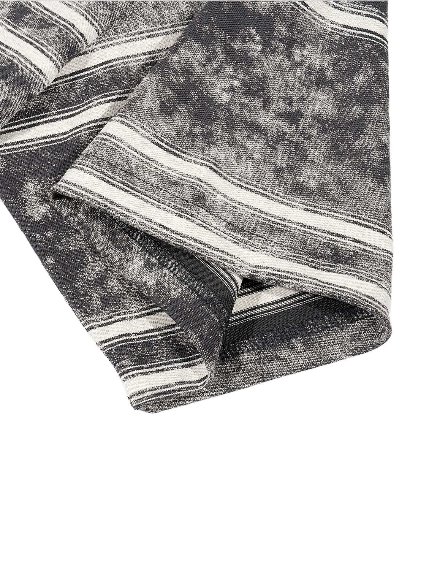 Snow Washed Stripe Boxy T-shirt