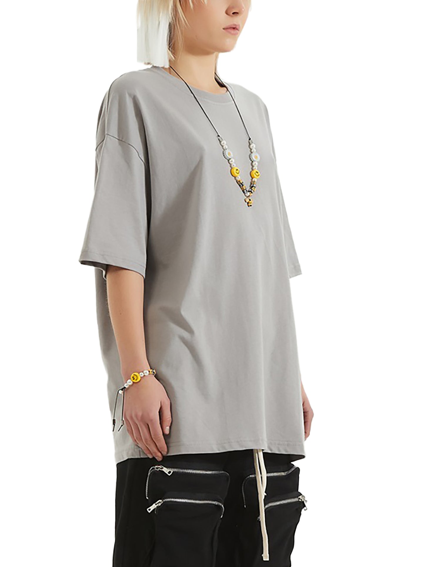 Oversize Deep Drop Shoulder Tee