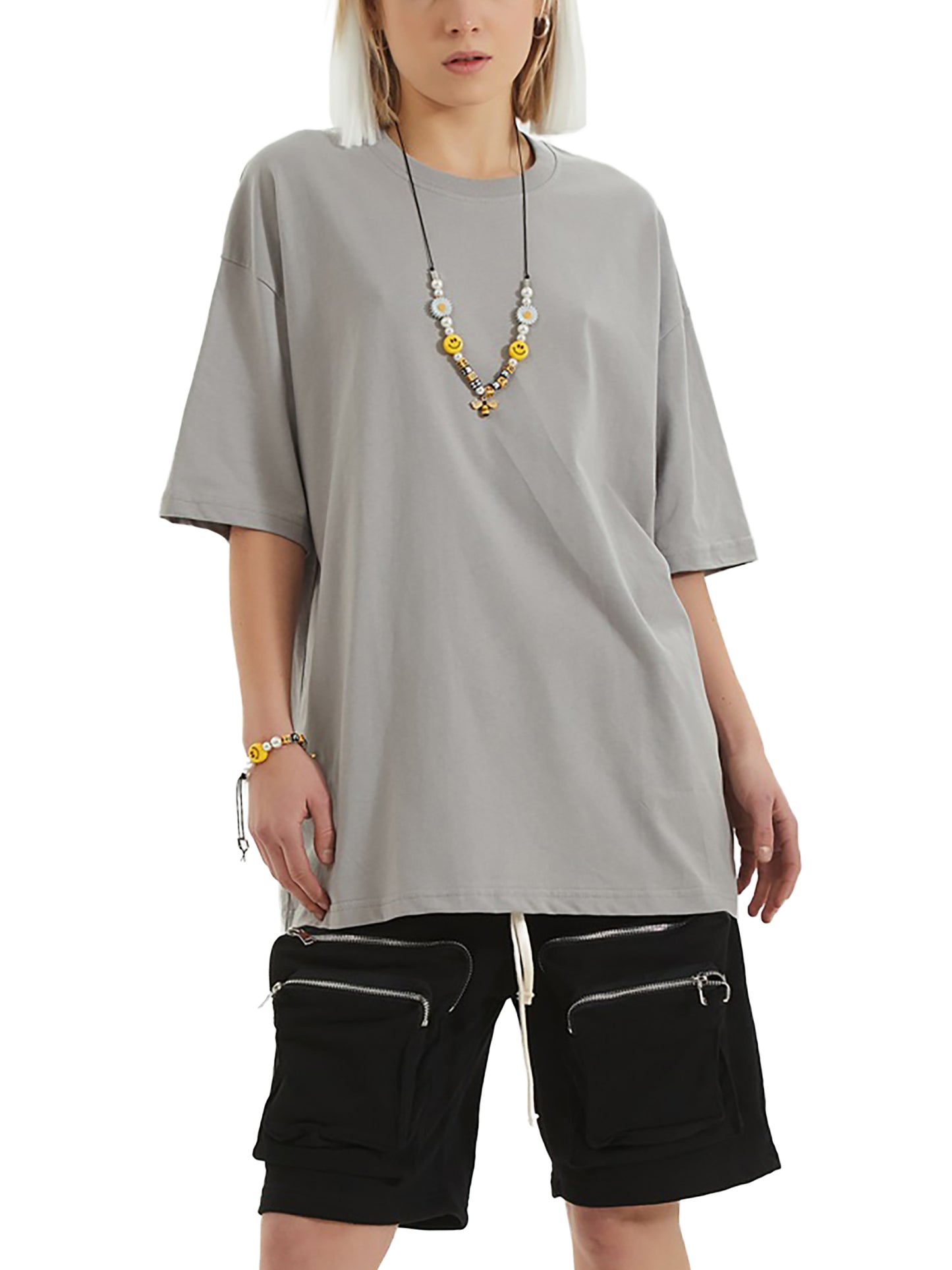 Oversize Deep Drop Shoulder Tee