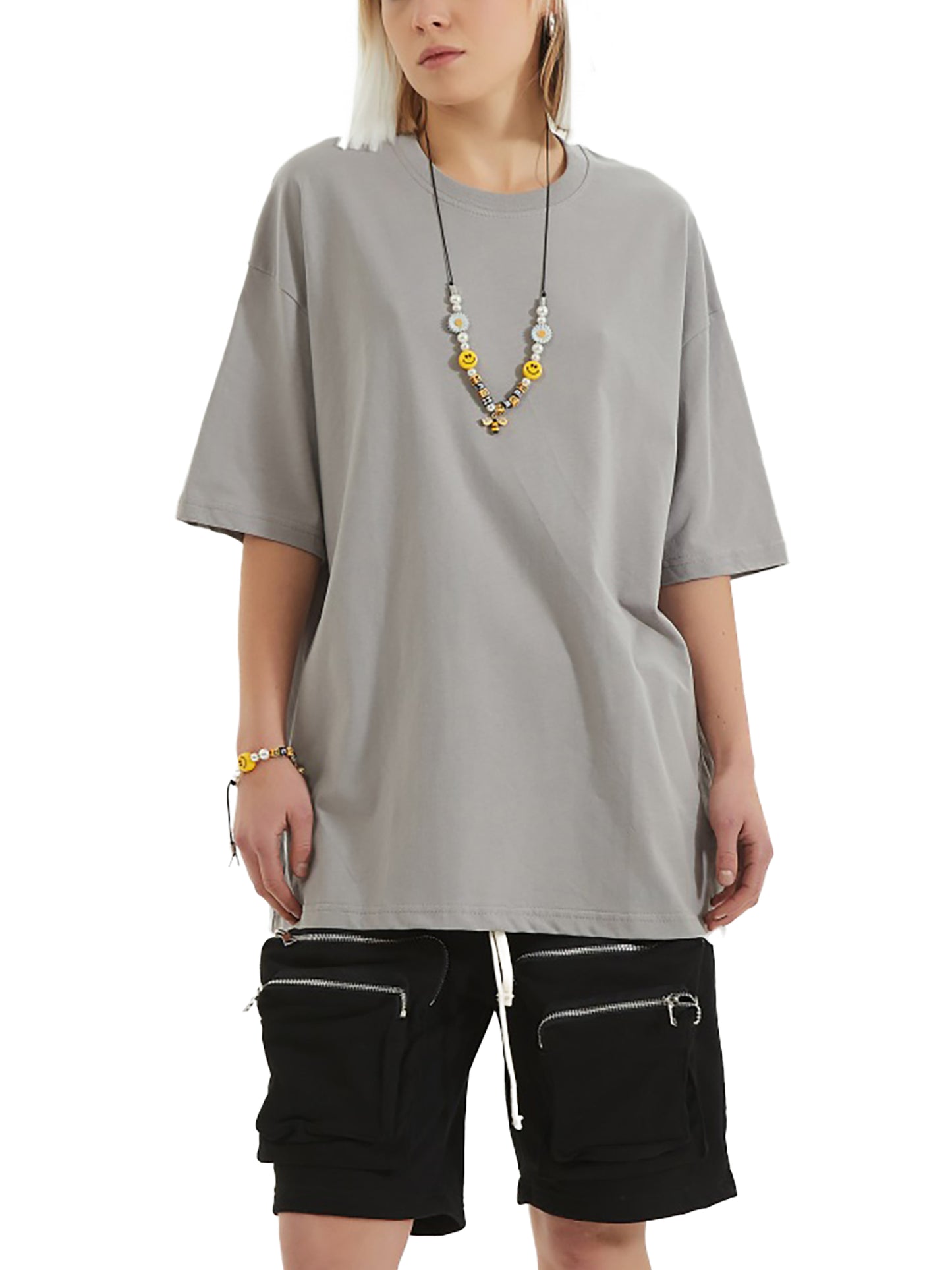 Oversize Deep Drop Shoulder Tee