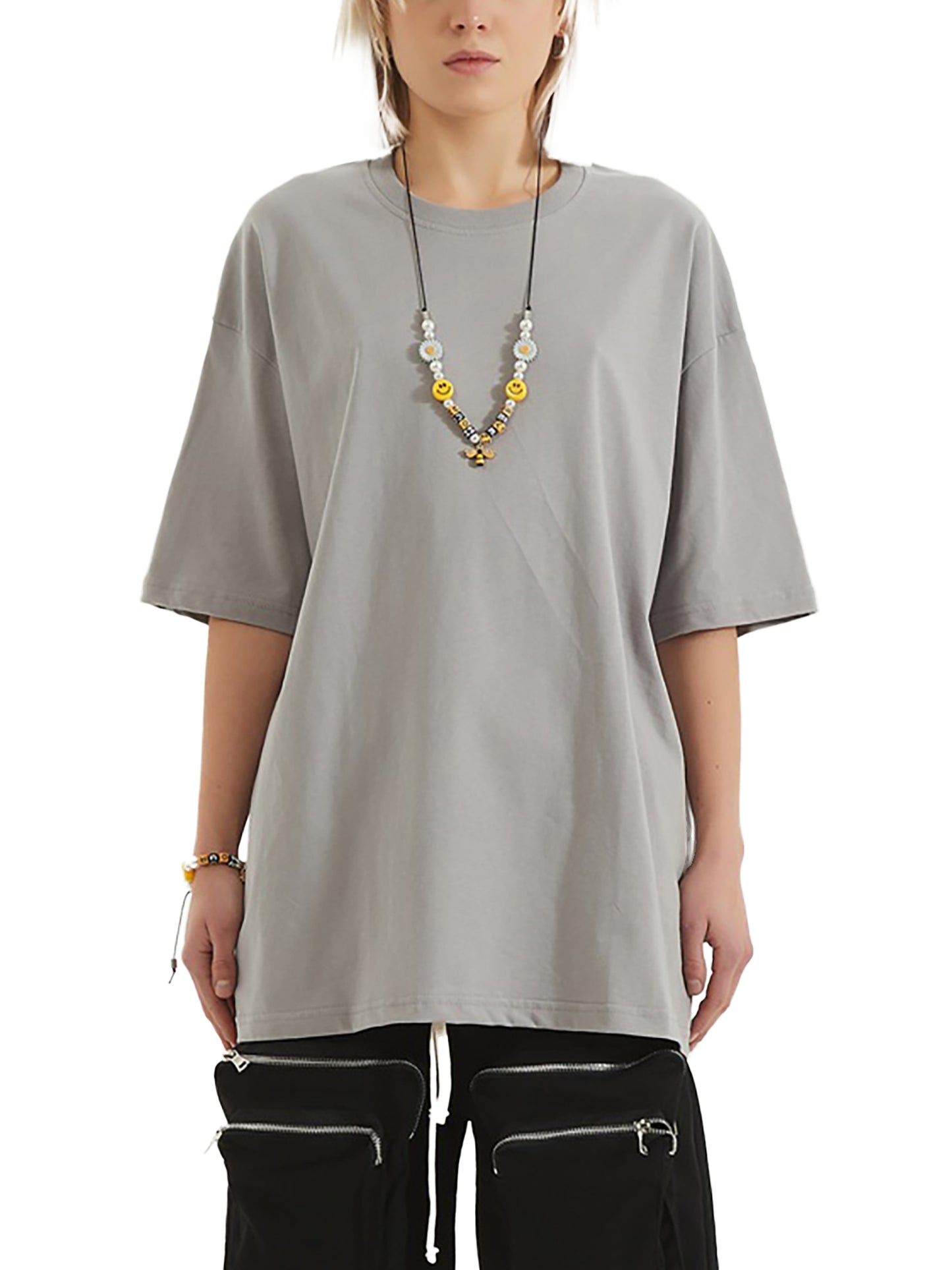 Oversize Deep Drop Shoulder Tee