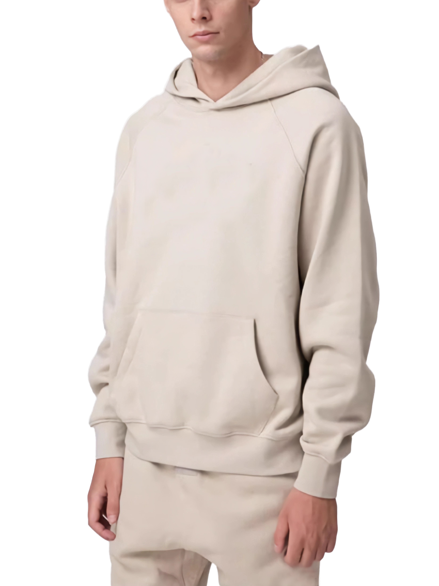 Essential Raglan Sleeve Fleece Hoodie