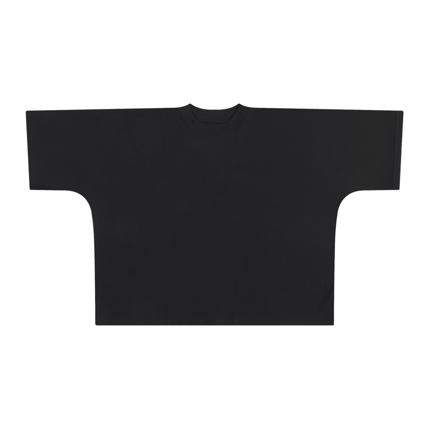 Oversize One-piece Pattern Cut Boxy Tee