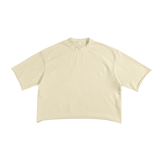 French Terry Raw Edge T-shirt