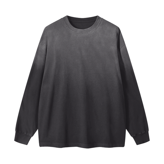 Gradient Vintage Washed Long Sleeve Tee