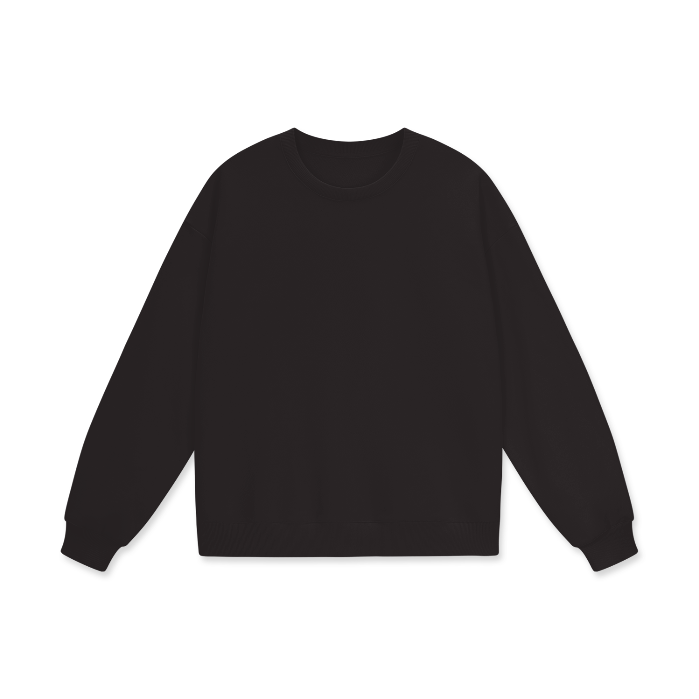 Streetwear Unisex Heavyweight Drop Shoulder Oversized Fleece Sweatshirt