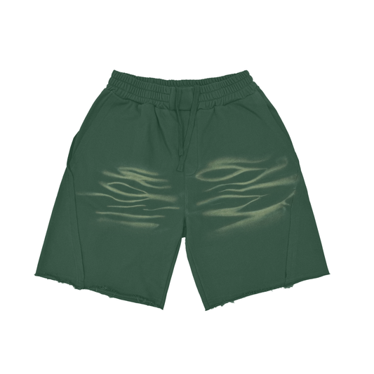 Heavyweight  Vintage Washed  Tiger Stripes Short Pants