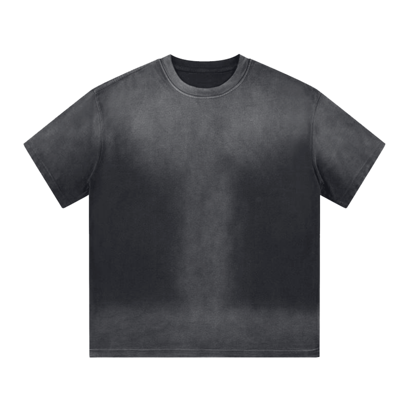 “I” Shaped Monkey Washed Drop Shoulder T-Shirt