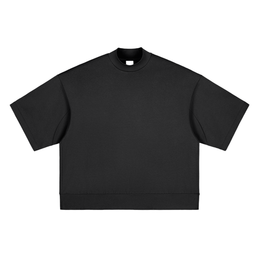 Heavyweight Oversized Mock Neck T-shirt