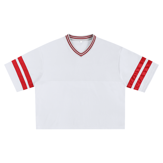 Taped Mesh Boxy T-shirt