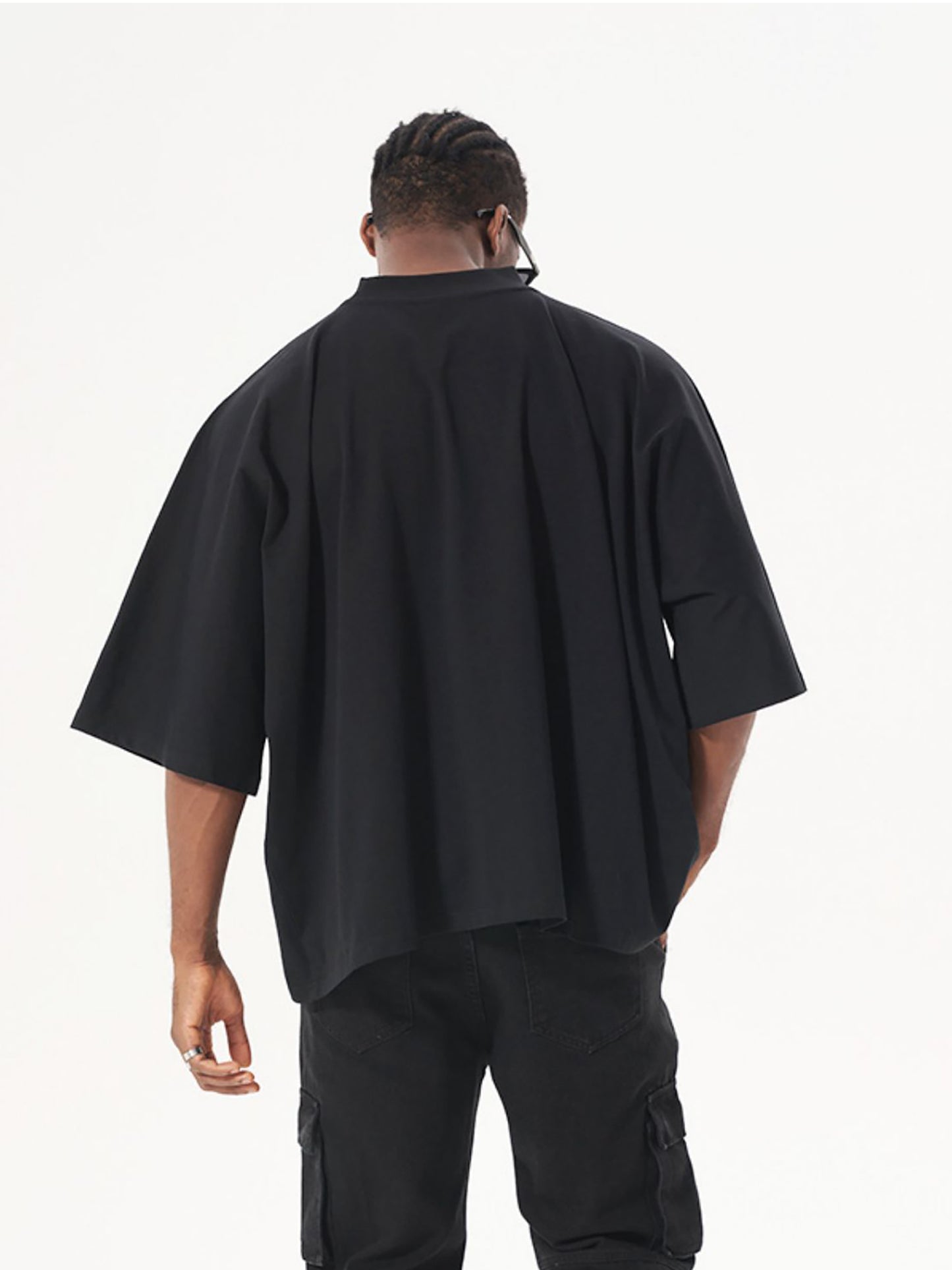 Oversize One-piece Pattern Cut Boxy Tee