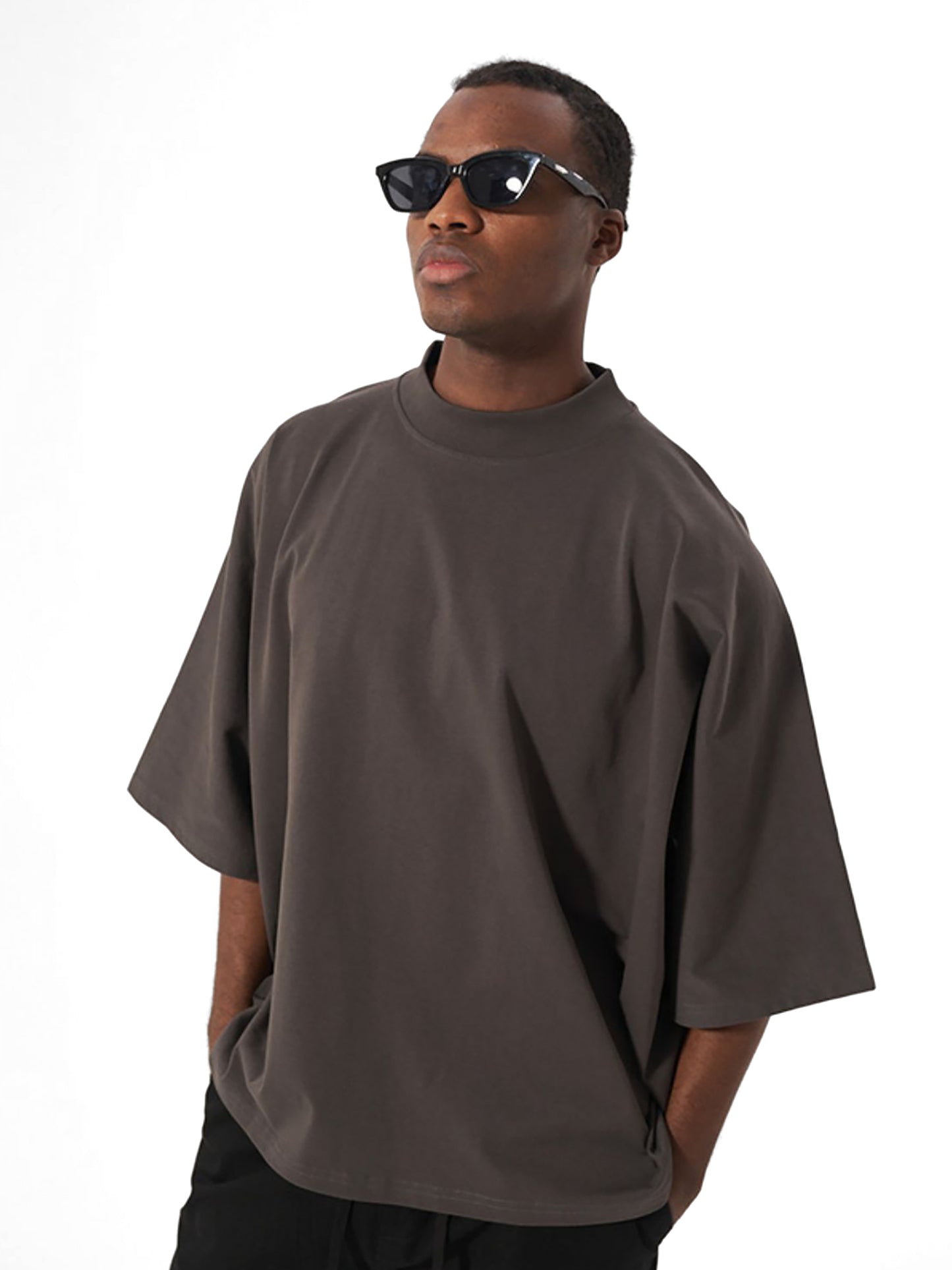 Oversize One-piece Pattern Cut Boxy Tee