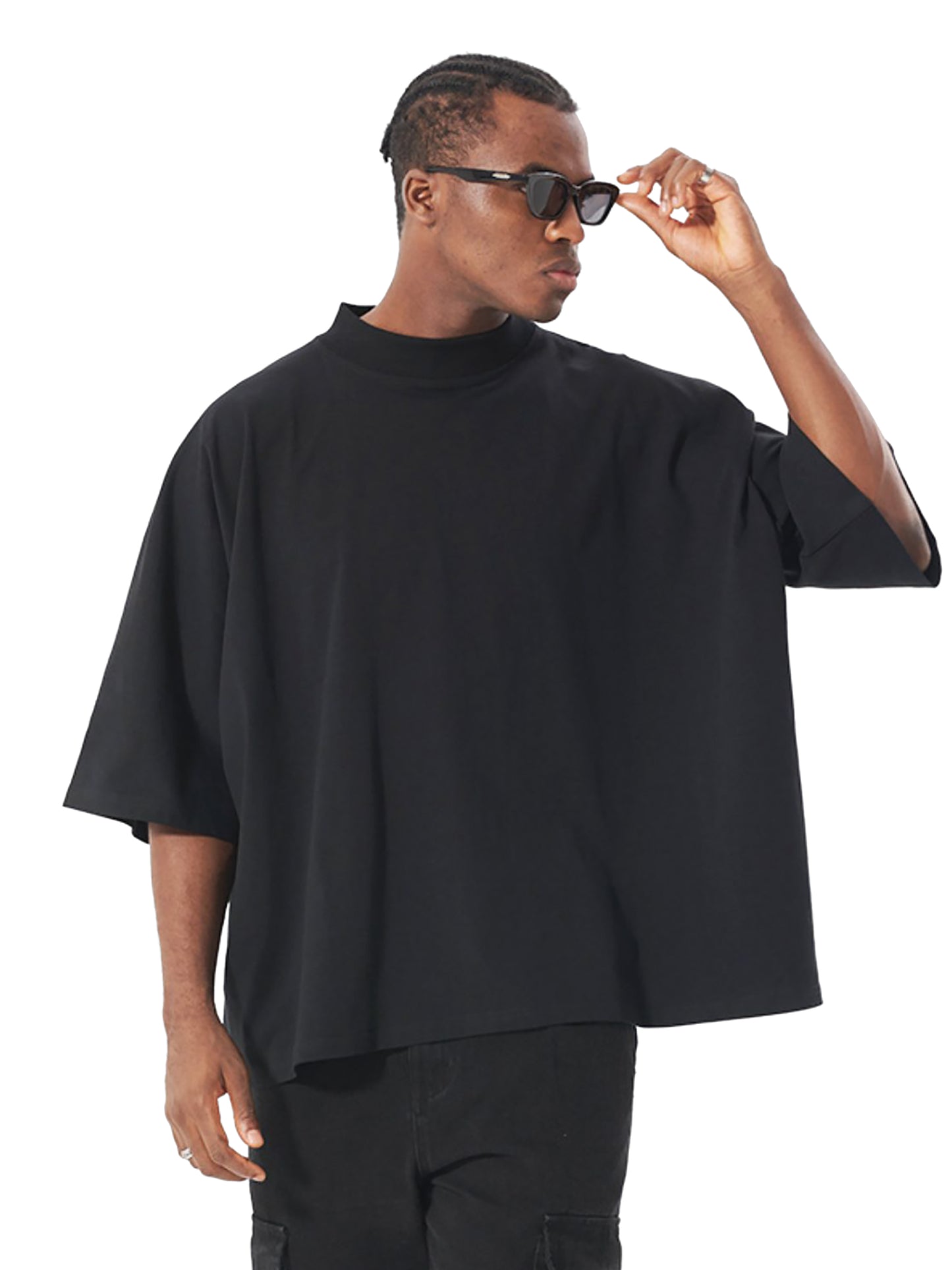 Oversize One-piece Pattern Cut Boxy Tee