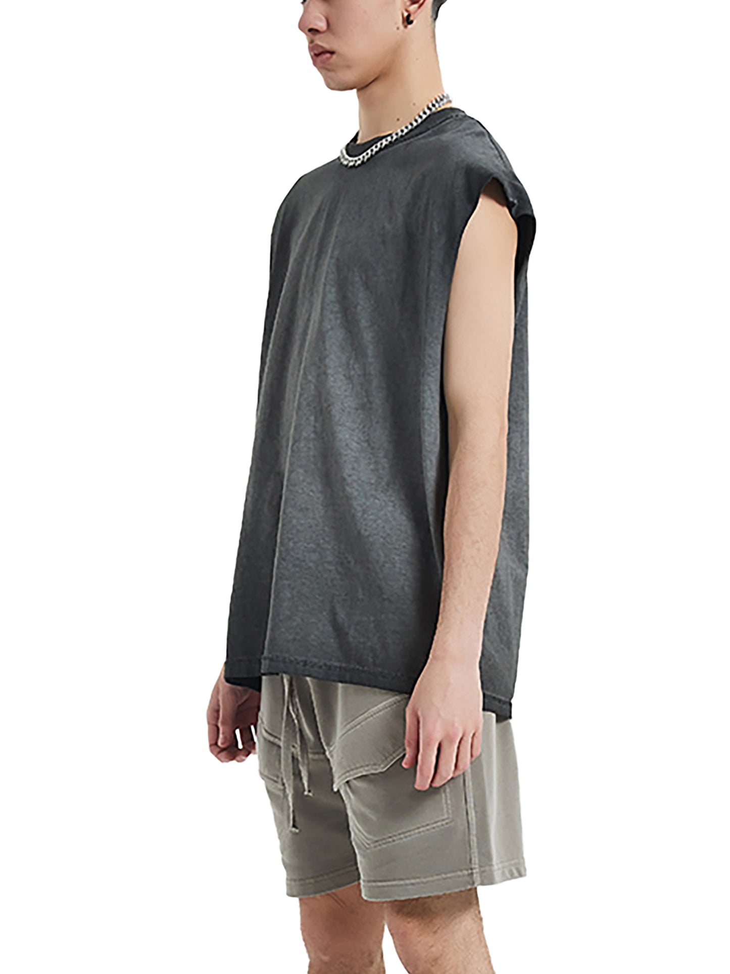 Reverse Washed Tank Top