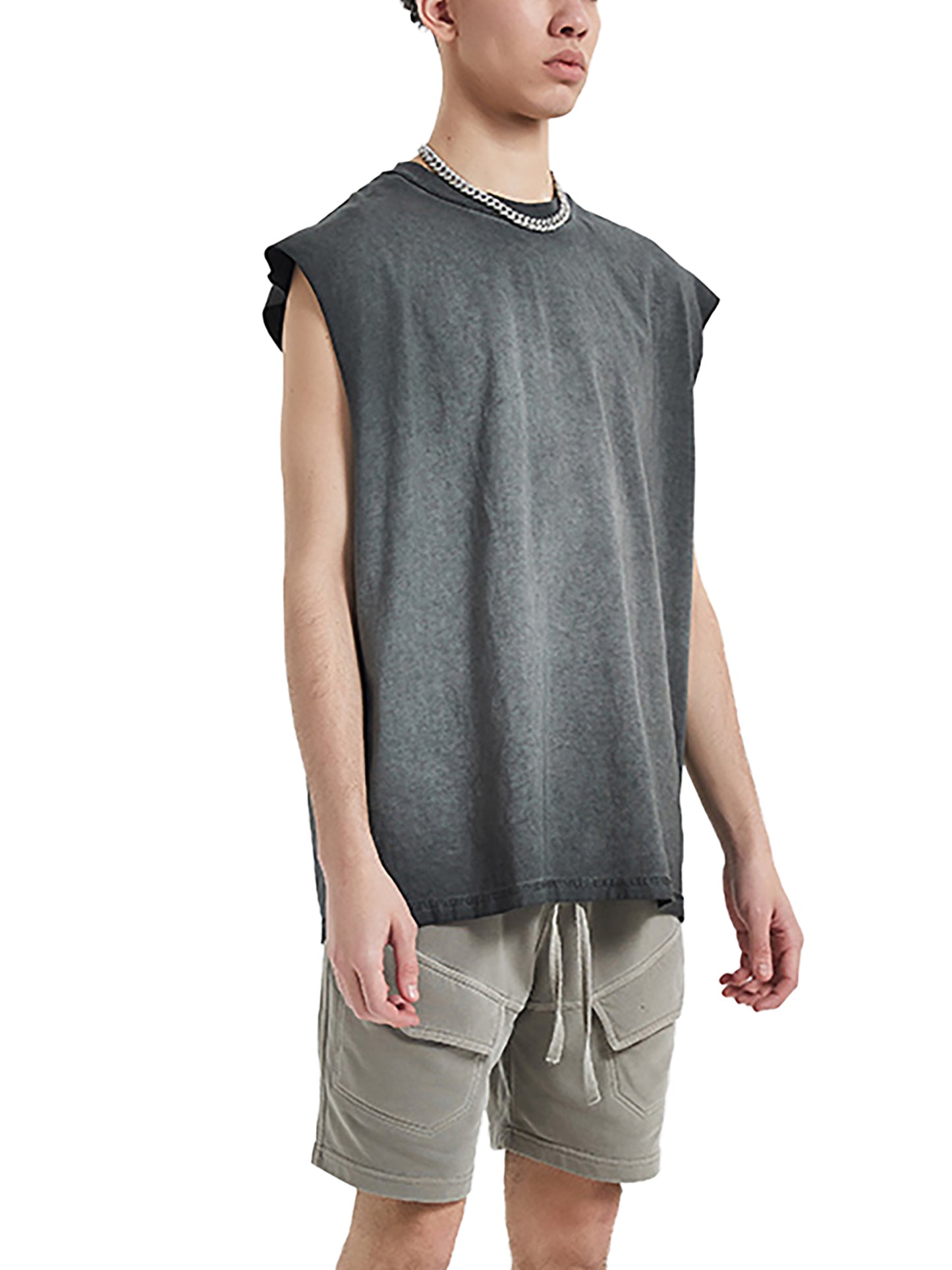 Reverse Washed Tank Top