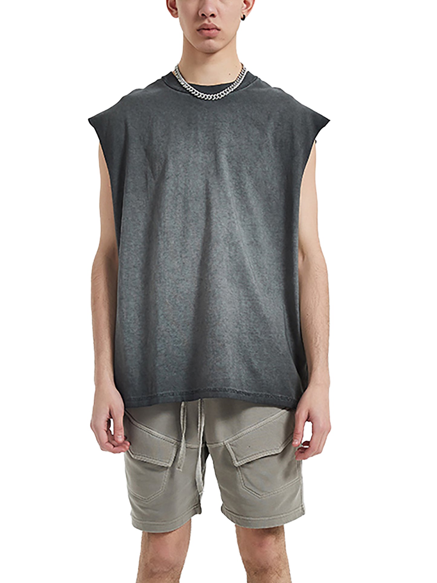 Reverse Washed Tank Top